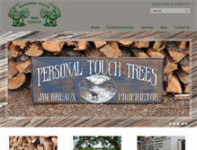 Tablet Screenshot of personaltouchtreeservice.com